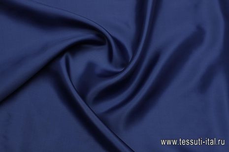 Подкладочная вискоза (о) синяя - итальянские ткани Тессутидея арт. 08-1491