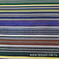 Трикотаж с люрексом продублированный (н) цветные полосы в стиле Missoni ( рапорт 60см)  - итальянские ткани Тессутидея арт. 13-1508