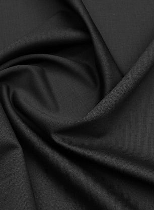 Костюмная шерсть (о) черная - в интернет-магазине тканей Тессутидея арт. 05-4778