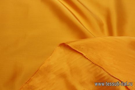 Подкладочная стрейч (о) ярко-оранжевая - итальянские ткани Тессутидея арт. 07-1484