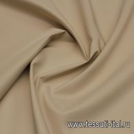Плащевая с водоотталкивающим покрытием (о) бежевая - итальянские ткани Тессутидея арт. 11-0453
