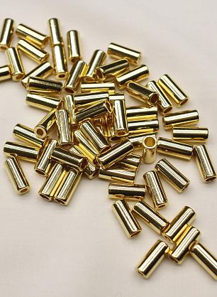 Наконечник для шнура металл золото с заглушкой - в интернет-магазине тканей Тессутидея арт. F-6920