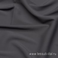 Плательная вискоза стрейч (о) черная - итальянские ткани Тессутидея арт. 04-1505