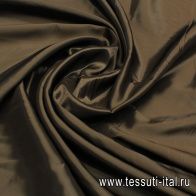 Подкладочная вискоза (о) темно-коричневая - итальянские ткани Тессутидея арт. 08-1452