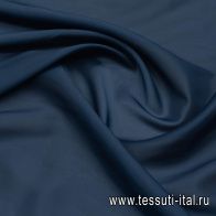 Подкладочная купра стрейч (о) темная морская волна - итальянские ткани Тессутидея арт. 08-1298