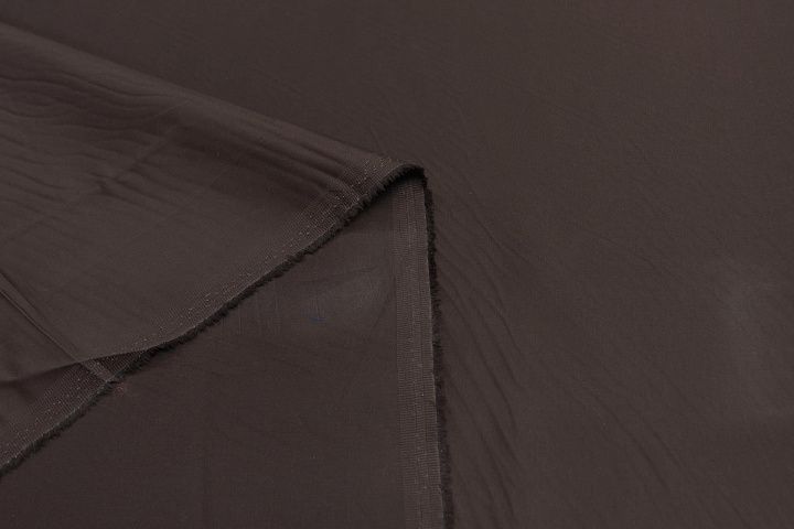 Хлопок костюмный стрейч (о) темно-коричневый - итальянские ткани Тессутидея арт. 01-6821