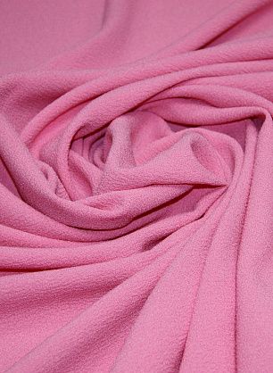 Плательная креп стрейч double (о) розовая Armani - в интернет-магазине тканей Тессутидея арт. 03-2524