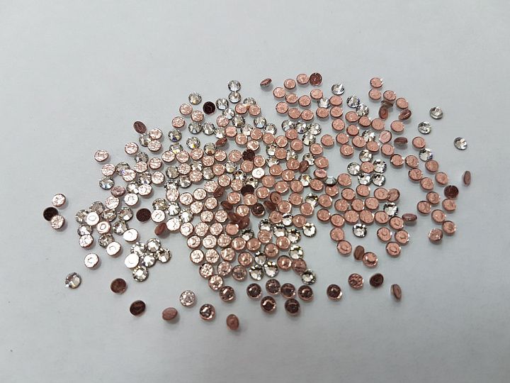 Стразы Swarovski белые - итальянские ткани Тессутидея арт. F-2842