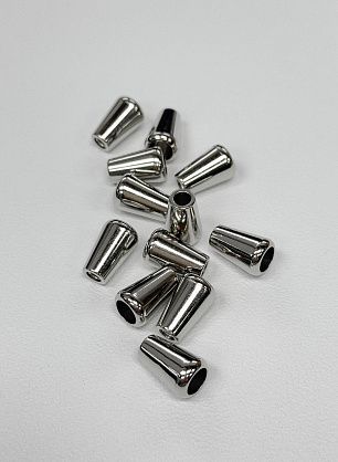 Наконечник пластик под серебро - в интернет-магазине тканей Тессутидея арт. F-7183