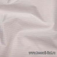 Сорочечная (н) бело-розовая полоска - итальянские ткани Тессутидея арт. 01-6075