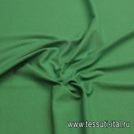 Трикотаж рибана (о) зеленый - итальянские ткани Тессутидея арт. 12-1151
