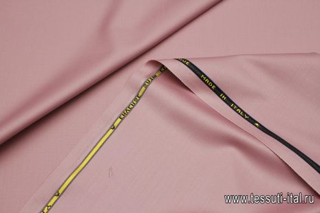 Костюмная стрейч дабл фэйс (о) розовое антико - итальянские ткани Тессутидея арт. 05-4366
