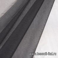 Сетка плательная (о) черная - итальянские ткани Тессутидея арт. 03-6688