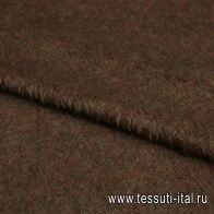 Пальтовая альпака (н) красно-коричневая - итальянские ткани Тессутидея арт. 09-1212