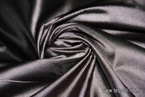 Тафта репс (о) темно-коричневая - итальянские ткани Тессутидея арт. 02-5900