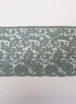 Кружево (о) светло-зеленое ш-8см  - в интернет-магазине тканей Тессутидея арт. 03-5571