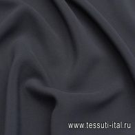 Плательная вискоза стрейч (о) черная - итальянские ткани Тессутидея арт. 04-1503