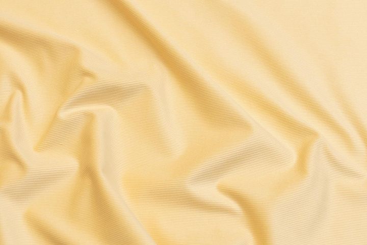 Микровельвет стрейч (о) светло-желтый - итальянские ткани Тессутидея арт. 01-6989