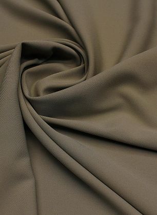 Плательная стрейч (о) светло-коричнево-серая - в интернет-магазине тканей Тессутидея арт. 03-7067