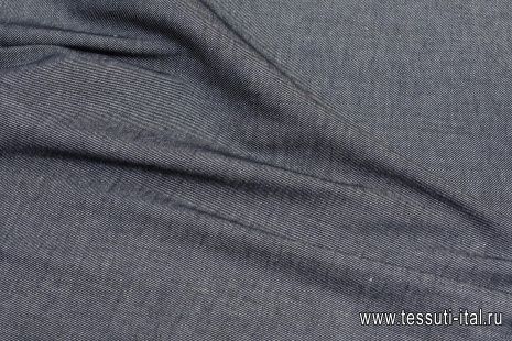 Джинса стрейч (о) черно-белая диагональ - итальянские ткани Тессутидея арт. 01-6776