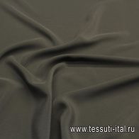 Крепдешин (о) серый - итальянские ткани Тессутидея арт. 10-3180