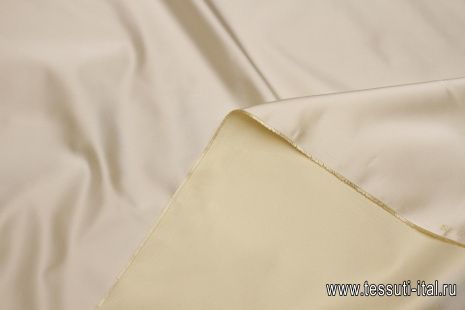 Плательная дюшес (о) молочная - итальянские ткани Тессутидея арт. 10-3676
