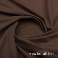Трикотаж хлопок (о) шоколадный - итальянские ткани Тессутидея арт. 12-0737