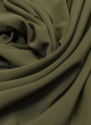 Крепдешин (о) болотный - в интернет-магазине тканей Тессутидея арт. 03-5771