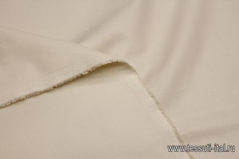 Джинса стрейч (о) айвори с блестками - итальянские ткани Тессутидея арт. 01-7336