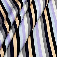 Плательная (н) разноцветная полоска Max Mara - итальянские ткани Тессутидея арт. 03-5867