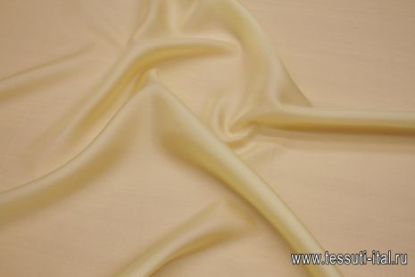 Подкладочная вискоза (о) светло-желтая - итальянские ткани Тессутидея арт. 08-1376