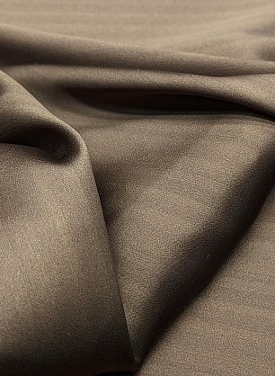 Шелк атлас стрейч полоска (н) темно-коричневый - в интернет-магазине тканей Тессутидея арт. 10-2768