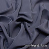Крепдешин (о) темно-серый - итальянские ткани Тессутидея арт. 02-8988