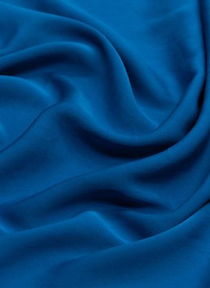 Крепдешин стрейч (о) темно-голубой - в интернет-магазине тканей Тессутидея арт. 10-1435