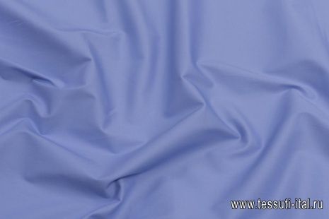 Сорочечный поплин стрейч (о) сине-сиреневый - итальянские ткани Тессутидея арт. 01-6854