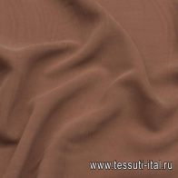 Хлопок плательный (о) коричневый - итальянские ткани Тессутидея арт. 01-7003