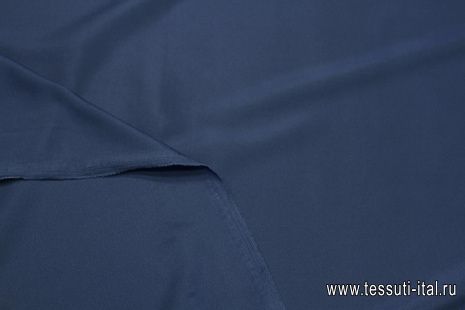 Подкладочная стрейч (о) синяя - итальянские ткани Тессутидея арт. 07-1504