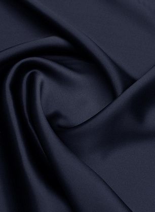 Шелк атлас (о) темно-синий - в интернет-магазине тканей Тессутидея арт. 10-4190