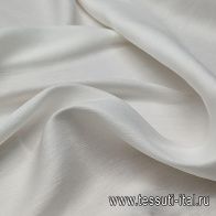 Лен стрейч (о) белый - итальянские ткани Тессутидея арт. 16-0839