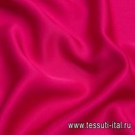 Шелк кади дабл (о) малиновый - итальянские ткани Тессутидея арт. 10-2185