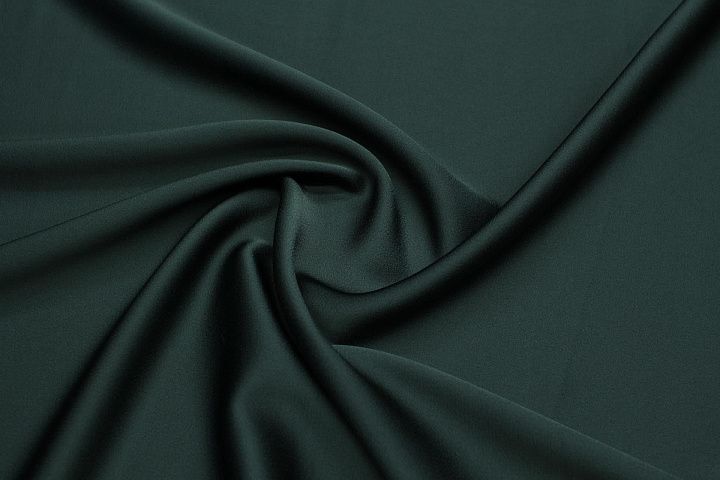 Плательная вискоза+тактель 260 г/м (о) изумрудная - итальянские ткани Тессутидея арт. 03-7246