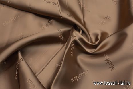 Подкладочная (о) светло-коричневая - итальянские ткани Тессутидея арт. 08-1255
