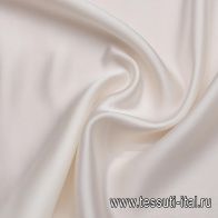 Шелк атлас (о) белый - итальянские ткани Тессутидея арт. 10-3018