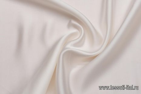 Шелк атлас (о) белый - итальянские ткани Тессутидея арт. 10-3018