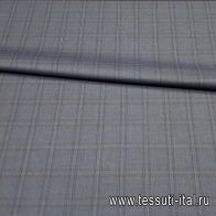 Костюмная (н) серо-сине-коричневая клетка - итальянские ткани Тессутидея арт. 05-3016