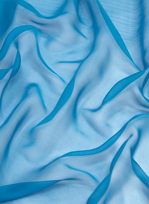 Шифон (о) темно-голубой - в интернет-магазине тканей Тессутидея арт. 10-1155