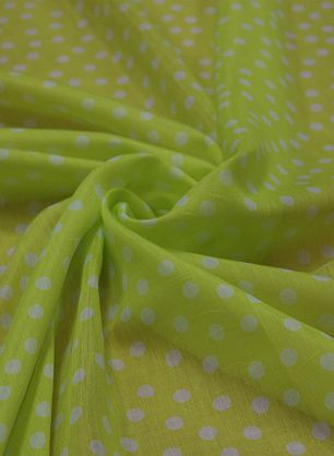 Маркизет (о) горох на желтом - в интернет-магазине тканей Тессутидея арт. 02-6273