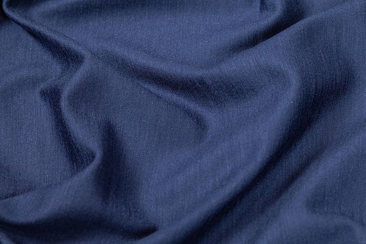 Трикотаж шерсть (о) темно-синий - итальянские ткани Тессутидея арт. 15-1152