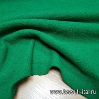 Трикотаж шерсть лоден водоотталкивающий (о) ярко-зеленый Piacenza - итальянские ткани Тессутидея арт. 15-0750