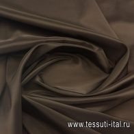 Подкладочная стрейч (о) коричневая  - итальянские ткани Тессутидея арт. 07-1060